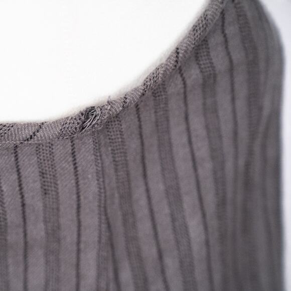 Natural Life Cotton-Linen Strappy Sundress SMALL Gray Casual Boho Earthy Granola - Picture 7 of 9